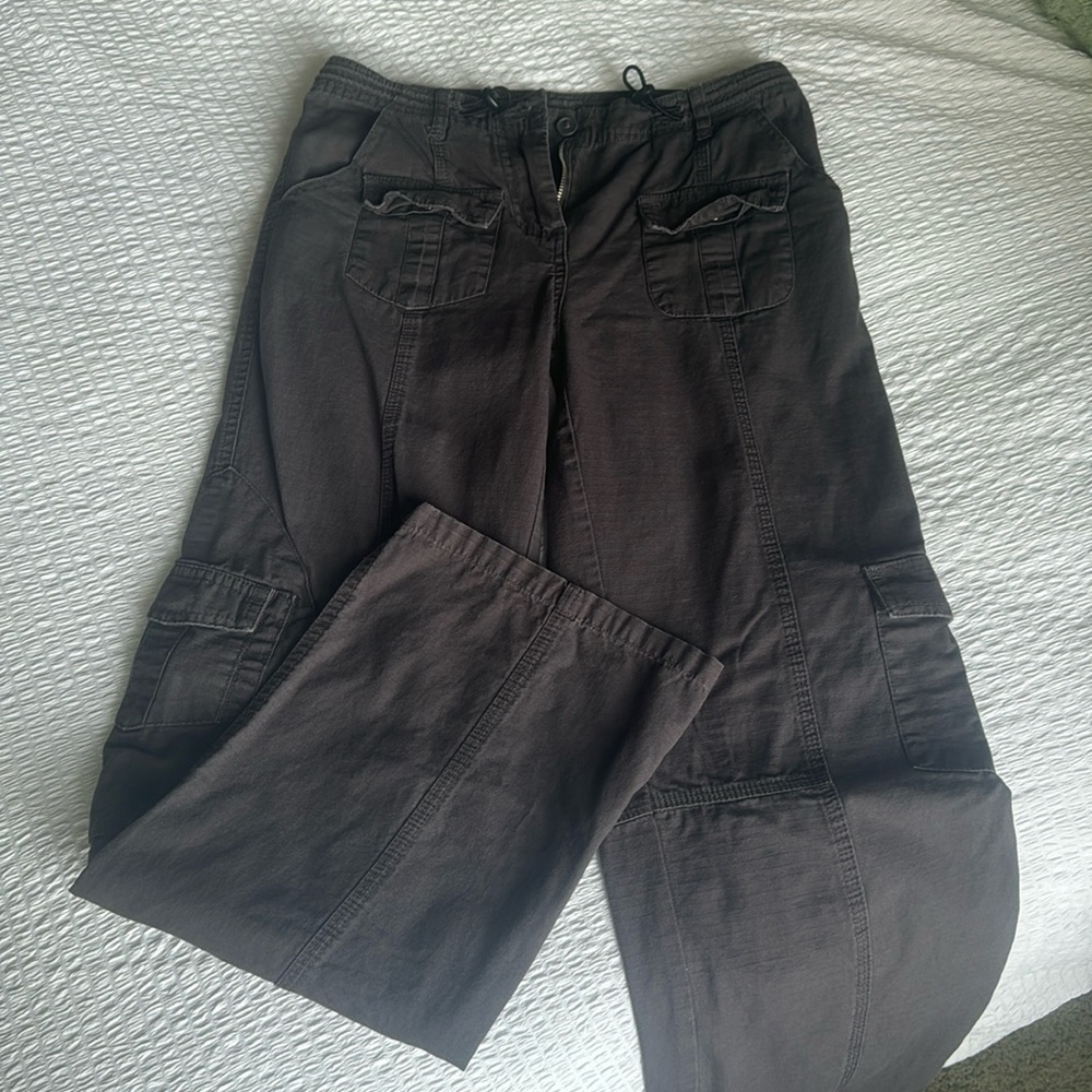 Brandy Melville Grey Cargo Pants